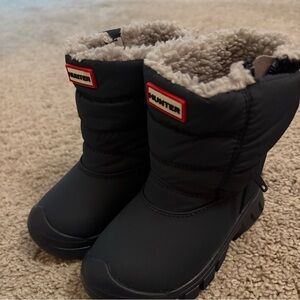 Hunter Kids Navy Winter Boots